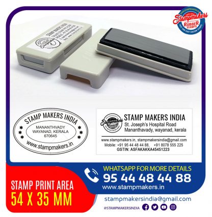 pocket oval stamp