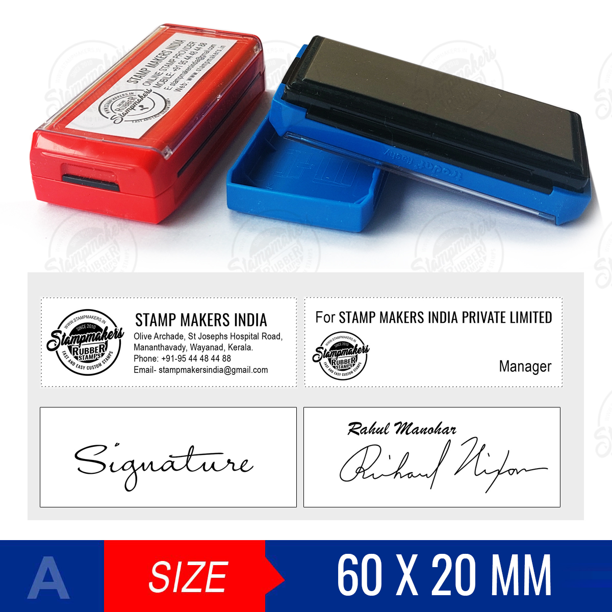 Online Rubber Stamp Maker India, Stamp Makers Online